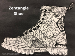 Post #18: Zentangle Shoe